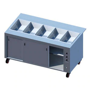 BAIN MARIE WITH HOT CUPBOARD