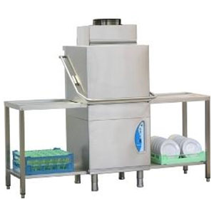 PASS THROUGH DISHWASHERS WITH STEAM CONDENSER