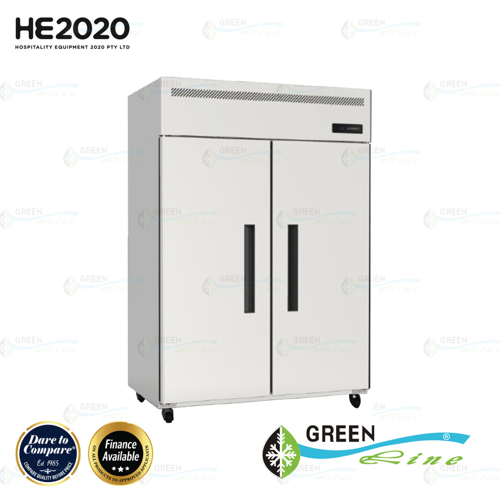 BBR2S-1210 2 DOOR STAINLESS FRIDGE 1200 LITRE CAPACITY 0°C - 8°C 1370 x 830 x 2090 MM